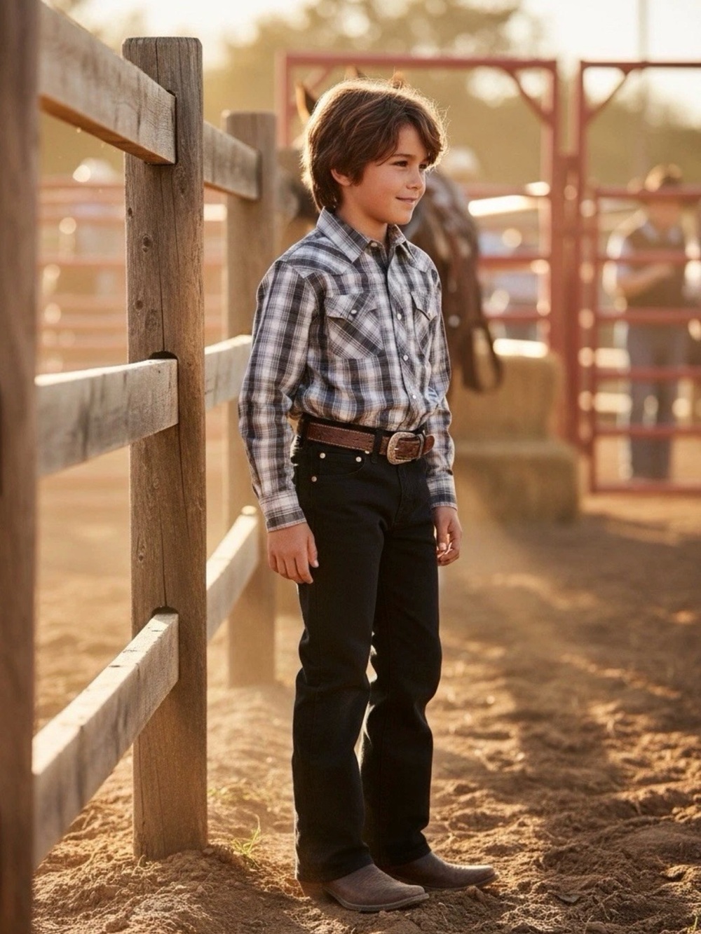 Wrangler Cowboy Cut Pro Rodeo Youth Boy Jeans Size 10 Husky NWT